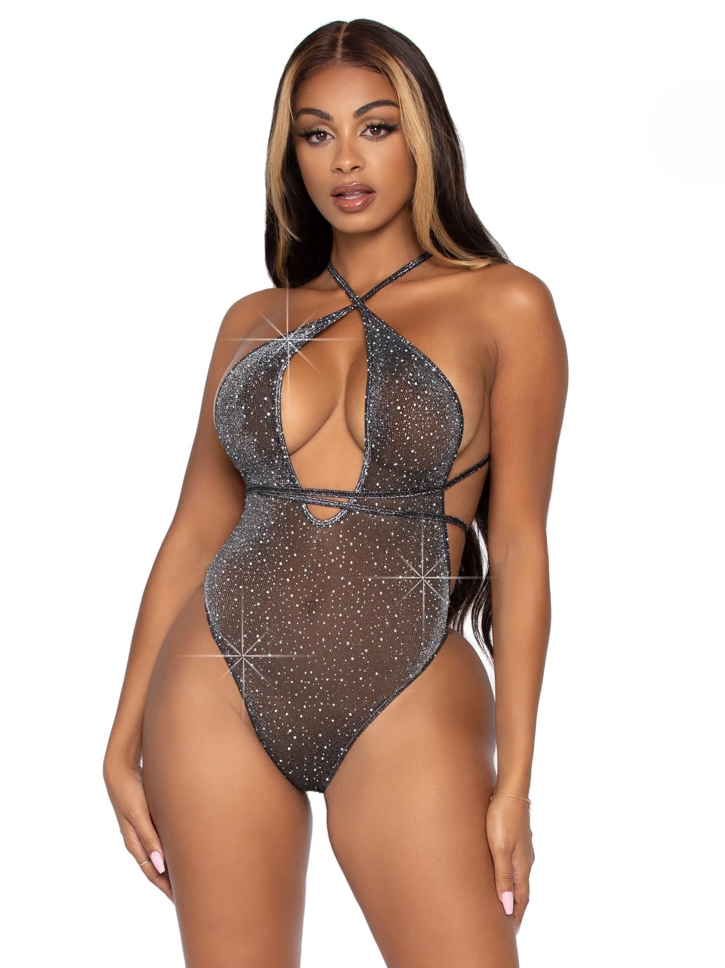 Ravishing Night: Lurex Teddy of Temptation