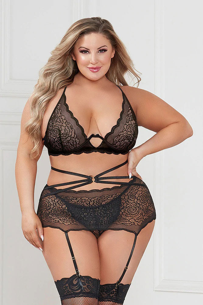 Enticing Floral Lace: Unleash Your Inner Temptress