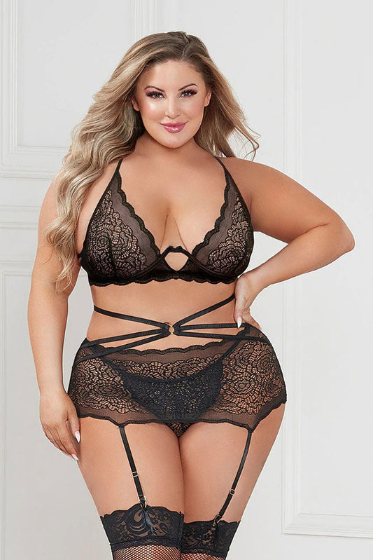 Enticing Floral Lace: Unleash Your Inner Temptress