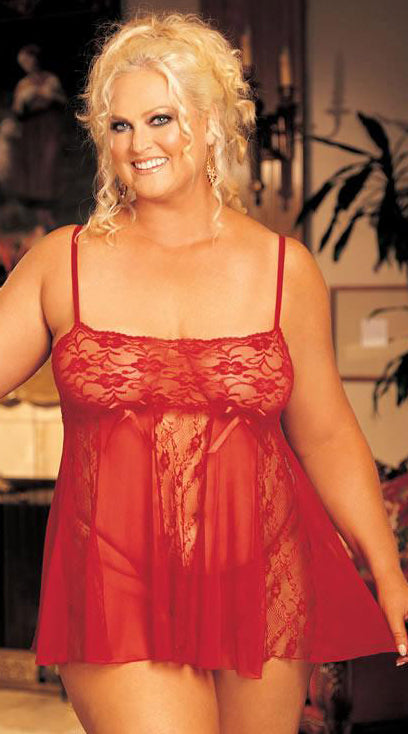 Whispers of Lace: Enchanting Babydoll Temptation