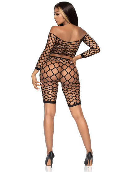 Unleash Your Allure: Fishnet Temptation Set