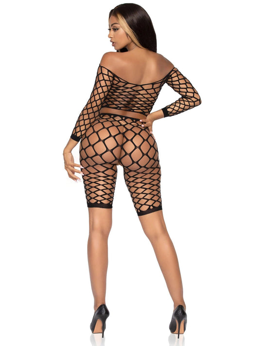 Unleash Your Allure: Fishnet Temptation Set