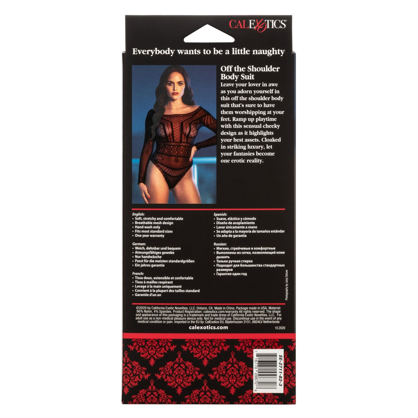 Whispers of Desire Off the Shoulder Bodysuit