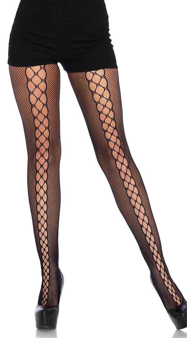 Lace Up Your Desires: Micro Net Temptation Tights