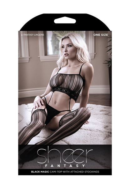 Enchanting Black Magic Cami: Temptation Awaits