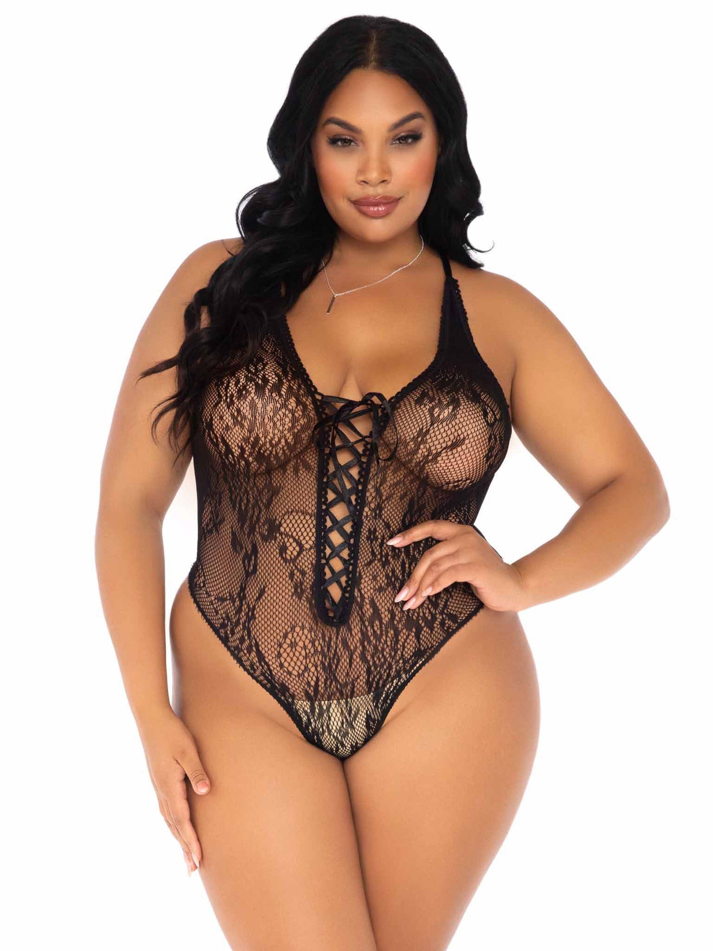 Enticing Floral Lace Temptation for Curvy Goddesses
