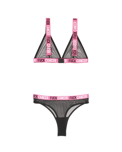 Unleash Your Boldness: Cancer-Fighting Bralette & Cheeky Set