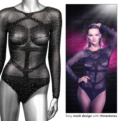 Melt Into Me: Radiant Black Temptation Bodysuit