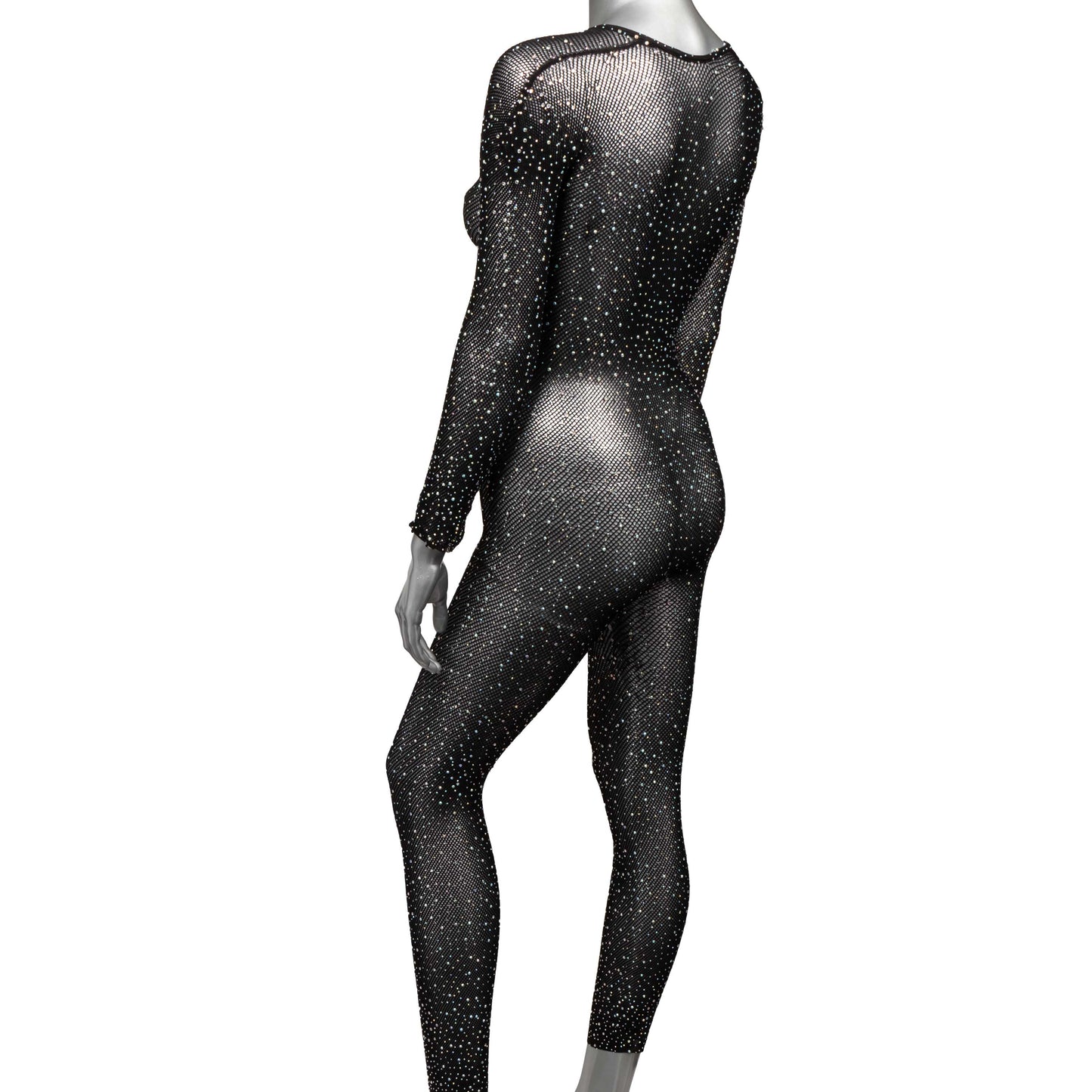 Melt Into Desire: Crotchless Black Temptation Suit