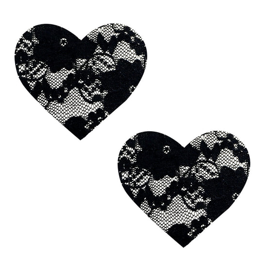 Vogue Black Lace Temptation Pasties: Unleash Your Allure