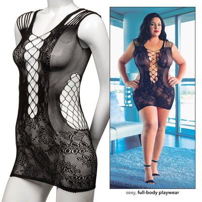 Unleash Desire in the Scandalous Peek-A-Boo Dress