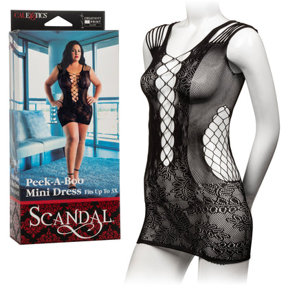 Unleash Desire in the Scandalous Peek-A-Boo Dress