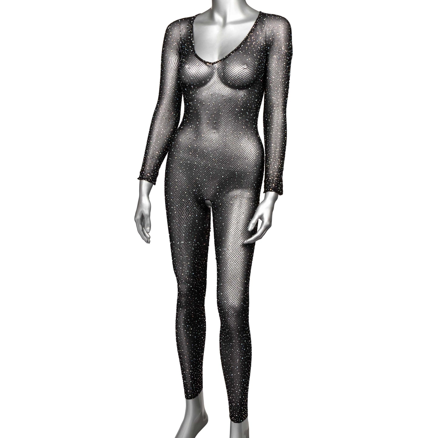 Melt Into Desire: Crotchless Black Temptation Suit
