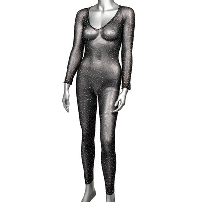 Melt Into Desire: Crotchless Black Temptation Suit