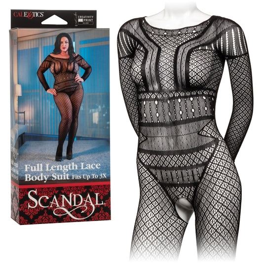 Commanding Desire Lace Bodysuit for Curvy Temptation