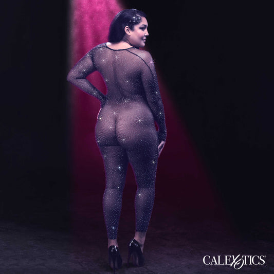 Unleash Desire: Crotchless Temptation in Black Curvy