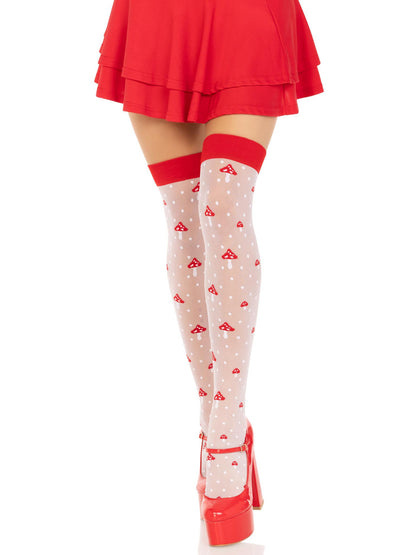 Dare to Dream: White & Red Polka Dot Temptation